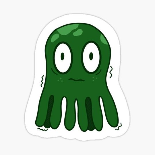 Discover Anxious octopus green