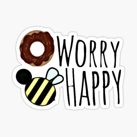 Discover Donut Worry Bee Happy
