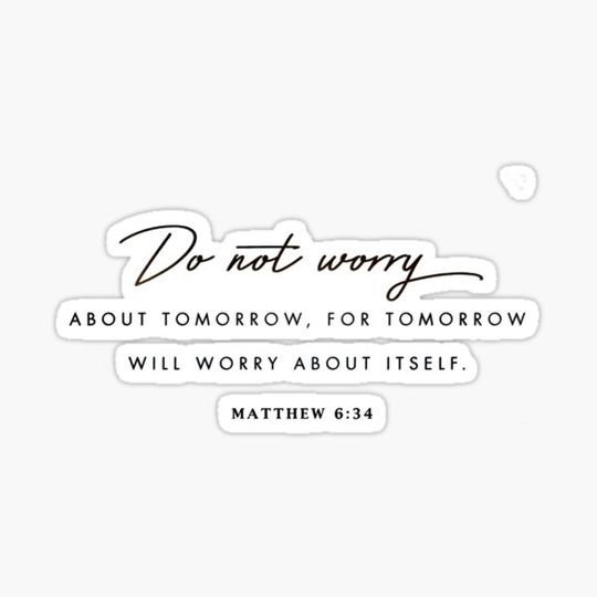 Discover Bible Verse Matthew 6:34
