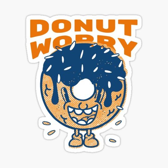 Discover Donut Worry Cartoon