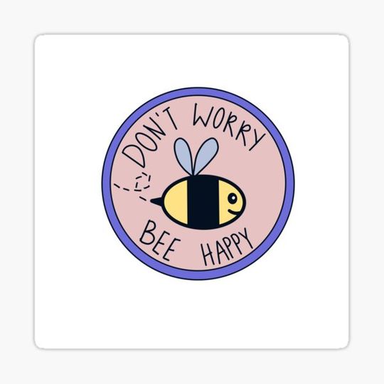 Discover Bee Sticker
