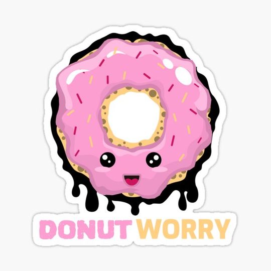 Discover Donut Worry (pink icing)