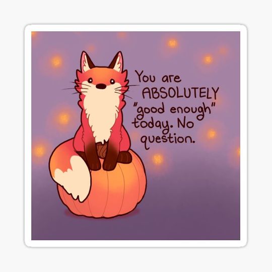 Discover "You Are ABSOLUTELY Good Enough" Pumpkin Fox Kit