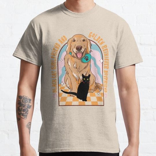 Discover Black Cat Girlfriend and Golden Retriever Boyfriend