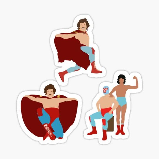 Discover Nacho Libre Sticker Pack