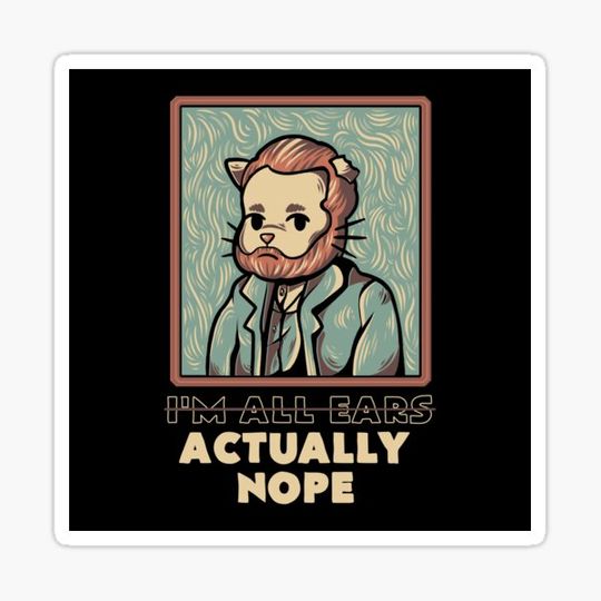 Discover Cat Van Gogh Funny Quote