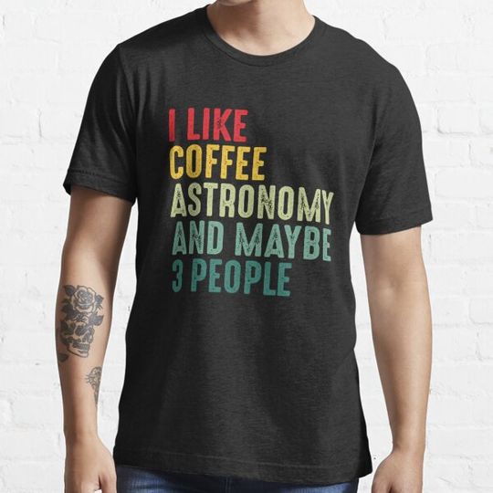 Discover Astronomy And Coffee Gift, Funny Astronomy & Coffee Lover