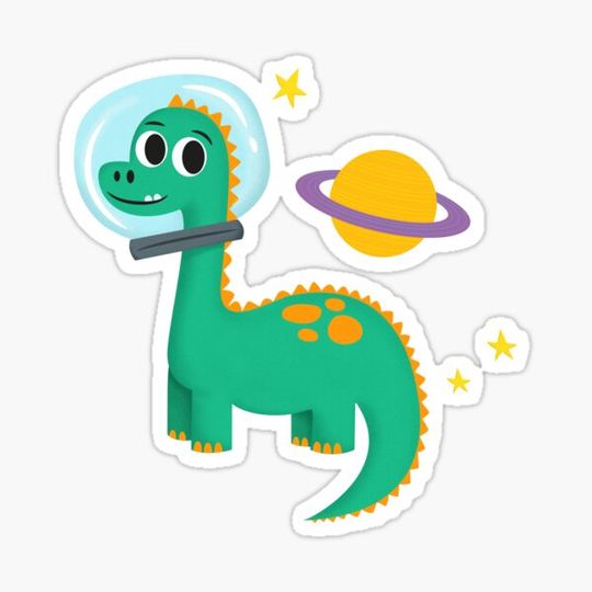 Discover Cute Dinosaur Astronaut| Dinosaur Space Astronaut| Animals in Space| Outer Space