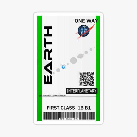 Discover Earth space ticket