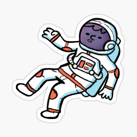Discover Outer space sticker