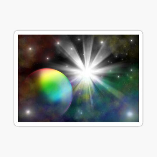 Discover Rainbow Outer Space