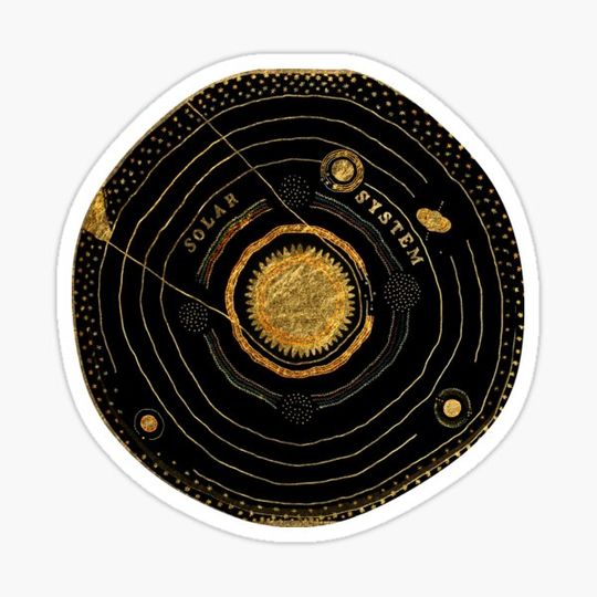 Discover Gold Foil Solar System