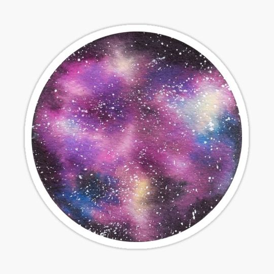 Discover Watercolor Galaxy – Magenta