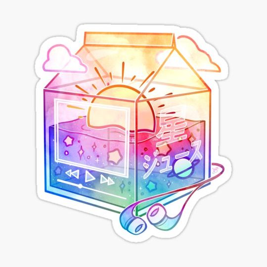 Discover Lofi Sunset Juice Carton