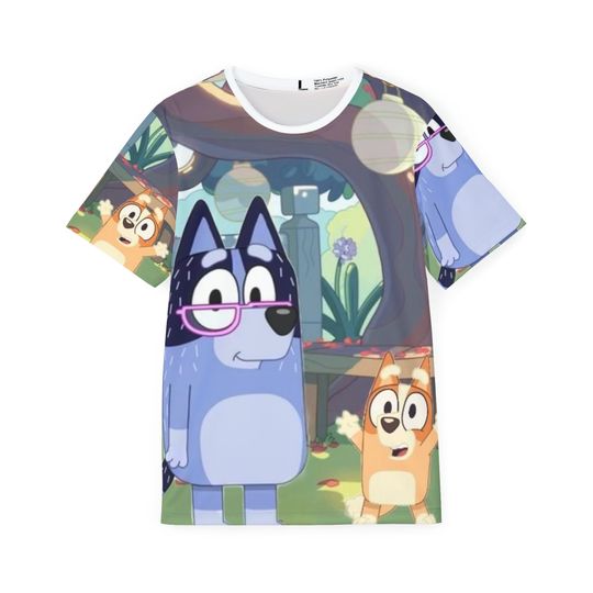 Discover Nana and Bingo BlueyDad 3D All Over Print Shirts, Gifts for BlueyDad Lovers