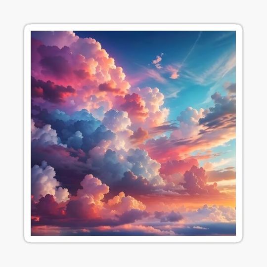 Discover Colorful Sky with Clouds