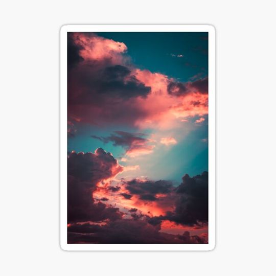 Discover Clouds During Dawn - Blue Sky Orange Clouds