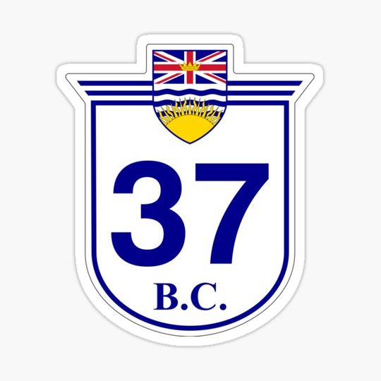 Discover BC Hwy 37 Stewart-Cassiar Highway, Stikine Highway, Dease Lake Highway | Highway Shield Sign