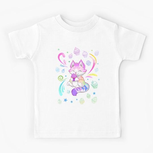 Discover Rainbow Kitty with Cupcake
