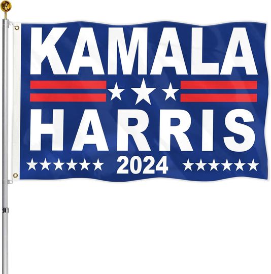Discover Kamala Harris 2024 Flag 3x5 Ft Harris for President Flags with Brass Grommets for Indoor Outdoor