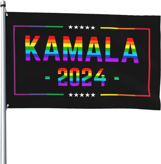 Discover Kamala Harris 2024 Flag 4x6 Outdoor Kamala Harris For President Flags Banner