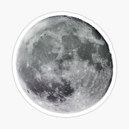Discover Moon sticker