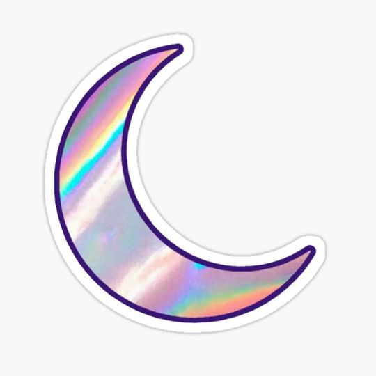 Discover Holographic Crescent Moon