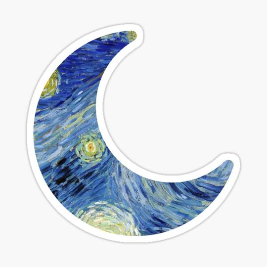 Discover Starry Night Vincent van Gogh Moon