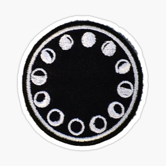 Discover Moon Phases Sticker