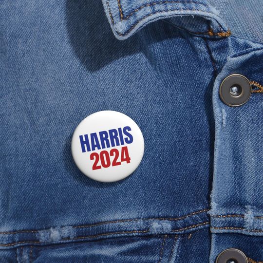 Discover KAMALA HARRIS 2024 - Circle Pin Button