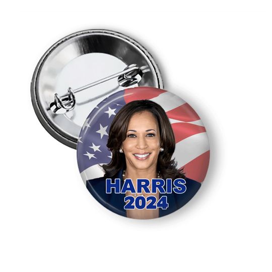 Discover Kamala Harris For President Button 2024 Presidetial Election Buttons Political Campaign Pins
