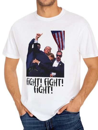 Discover Trump Fight Shirt  Unisex T, Trump Shooting Shirt
