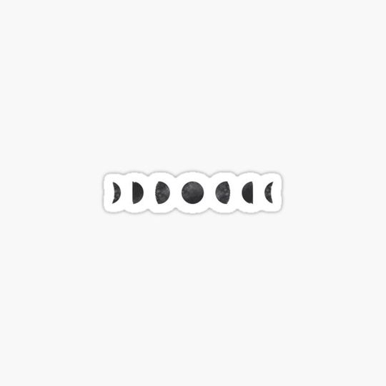 Discover Moon Phases Horizontal Print
