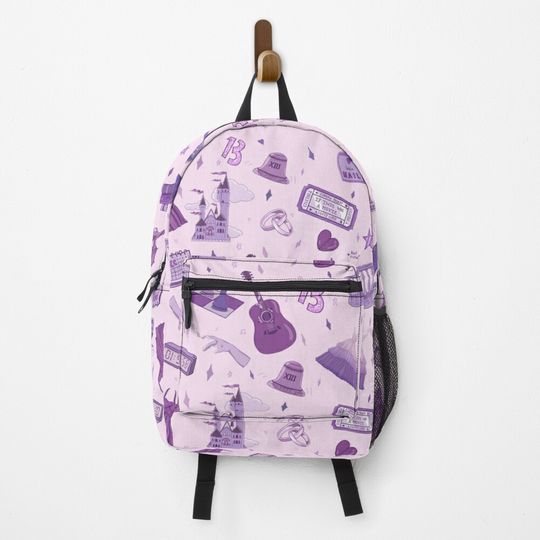 Discover In my Speak Now Era | Purple Swiftie Pattern Backpack