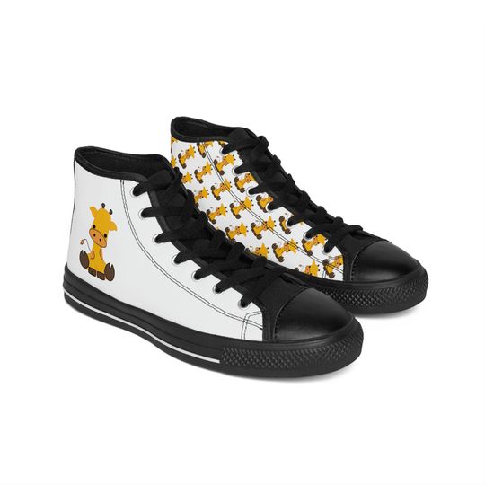 Discover Women's Classic Sneakers Giraffe Pattern