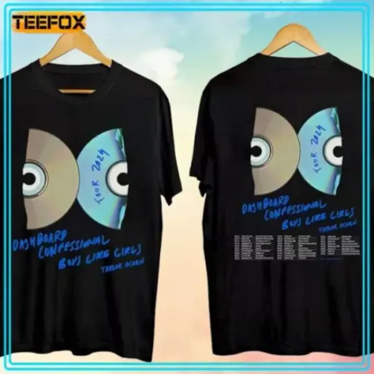 Discover Dashboard Confessional Tour 2024 Music T-Shirt