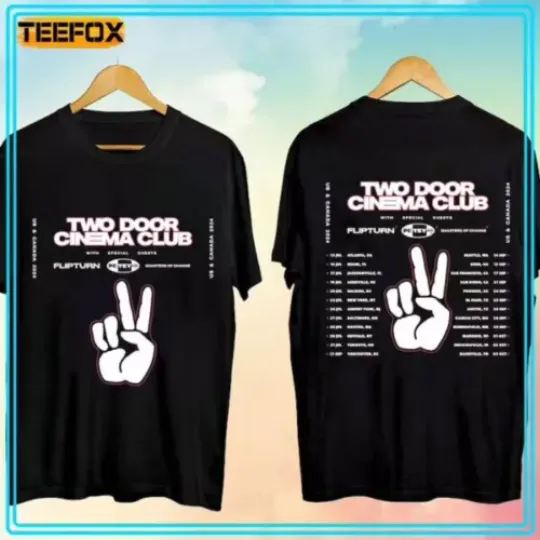 Discover Two Door Cinema Club Tour 2024 Unisex T-Shirt