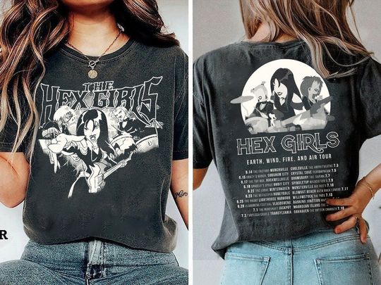 Discover The Hex Girls Rock Band Music Tee, The Hex Girls Music Concert 2024 Shirt