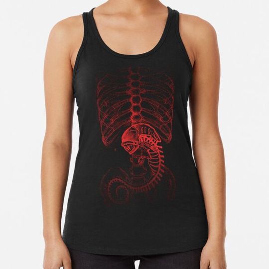 Discover Alien Radiography, X-Ray. Red