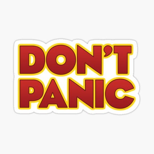 Discover Two words: Don't Panic