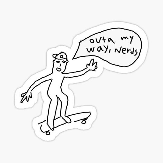 Discover THE COOL SKATEBOARD STICKER AND SHIRT