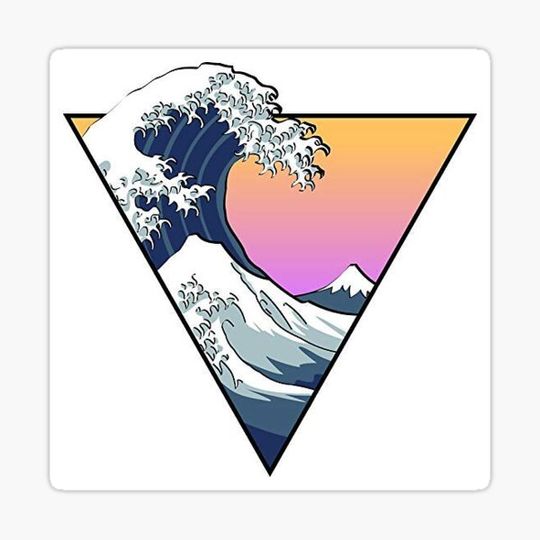 Discover Great Wave Aesthetic