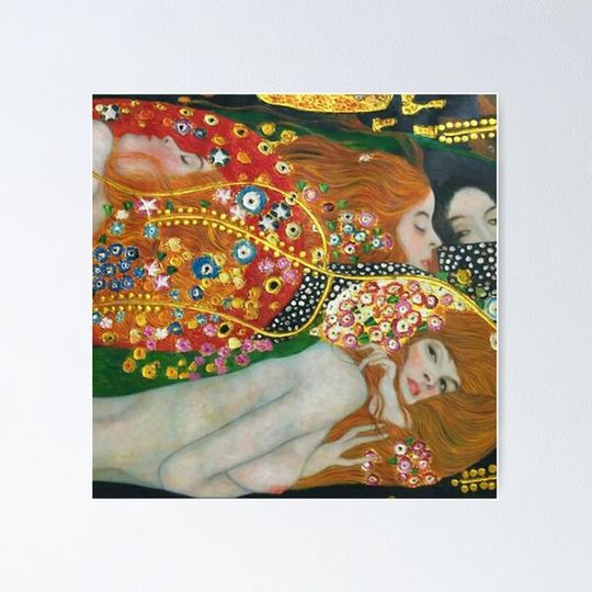 Discover Gustav Klimt Water Serpents II