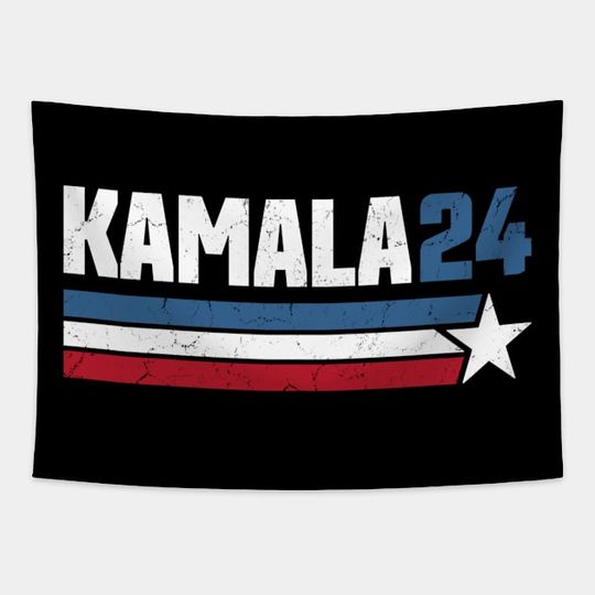 Discover Kamala Harris 2024 For President Campaign US Flag - Kamala Harris 2024 For President - Tapestry