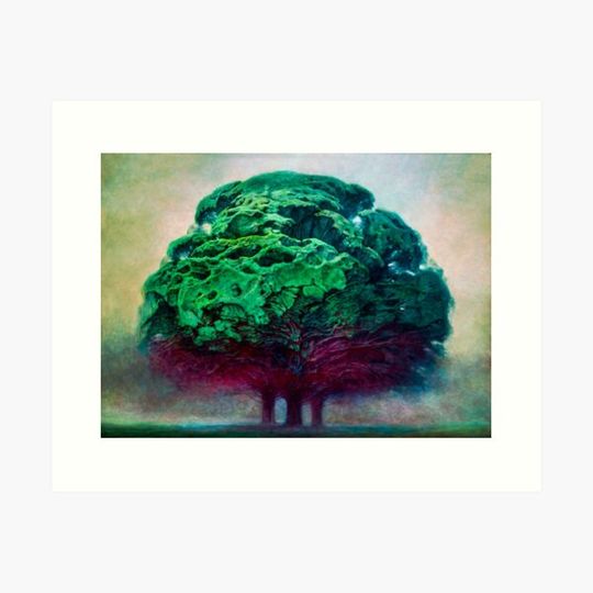 Discover Untitled (The Great Tree) by Zdzislaw Beksinski
