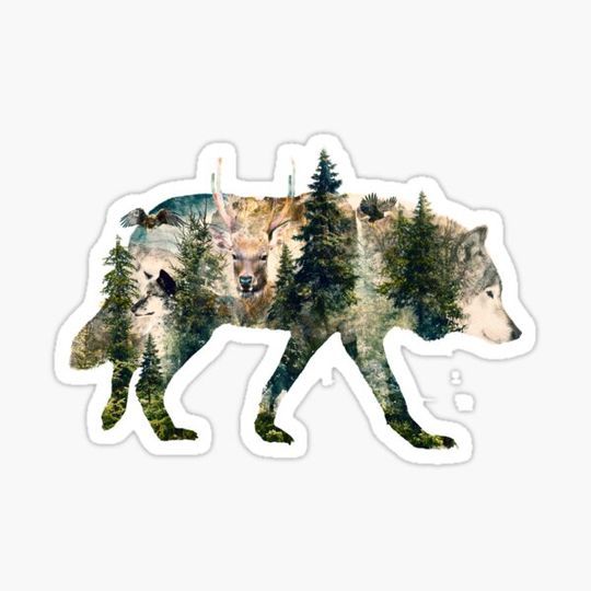 Discover Wolf Pride Surrealism Nature Art