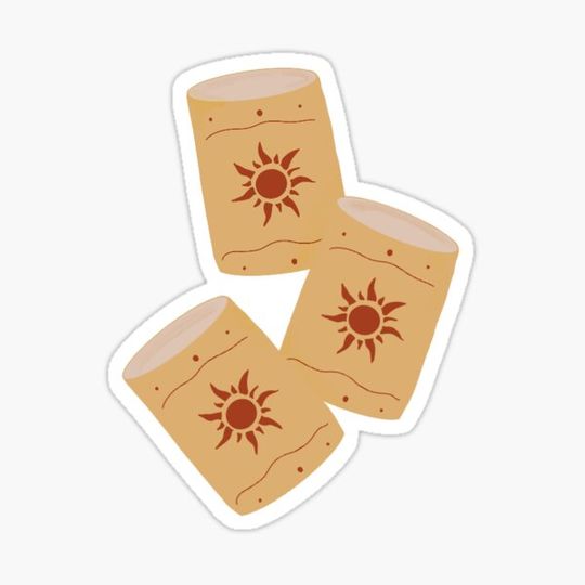 Discover Floating Lantern Sticker
