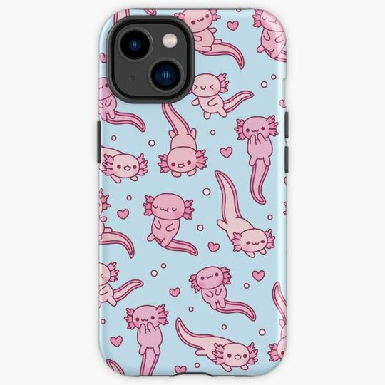 Discover Cute Swimming Axolotls Pattern
