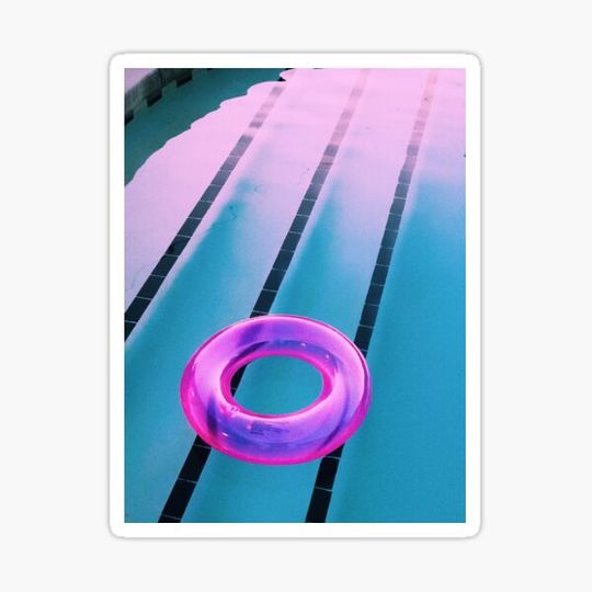 Discover Neon swimming pool art