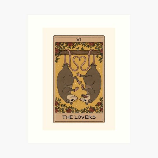 Discover The Lovers - Possum Tarot